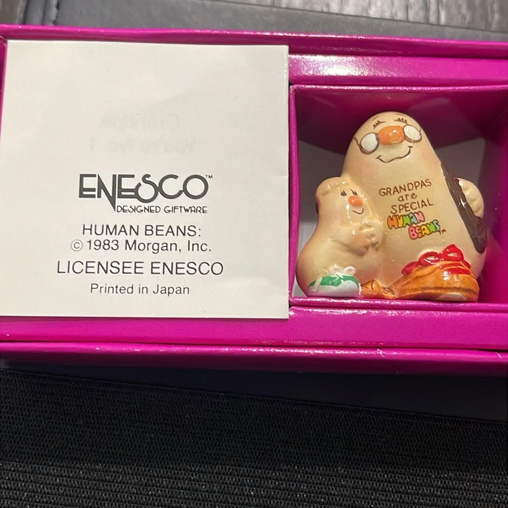 Enesco 1983 Grandpas are Special Vintage Ceramic Figurine Collectible Human bean